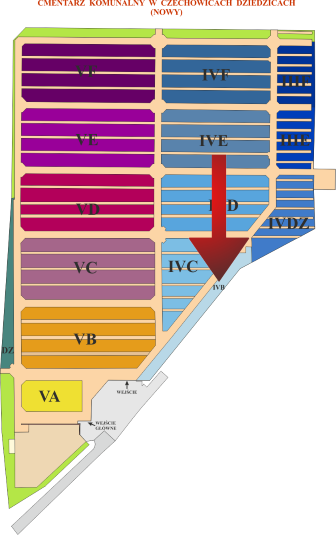 Brak mapy sektorowej