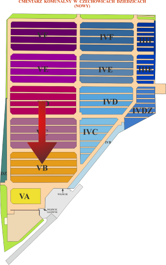 Brak mapy sektorowej