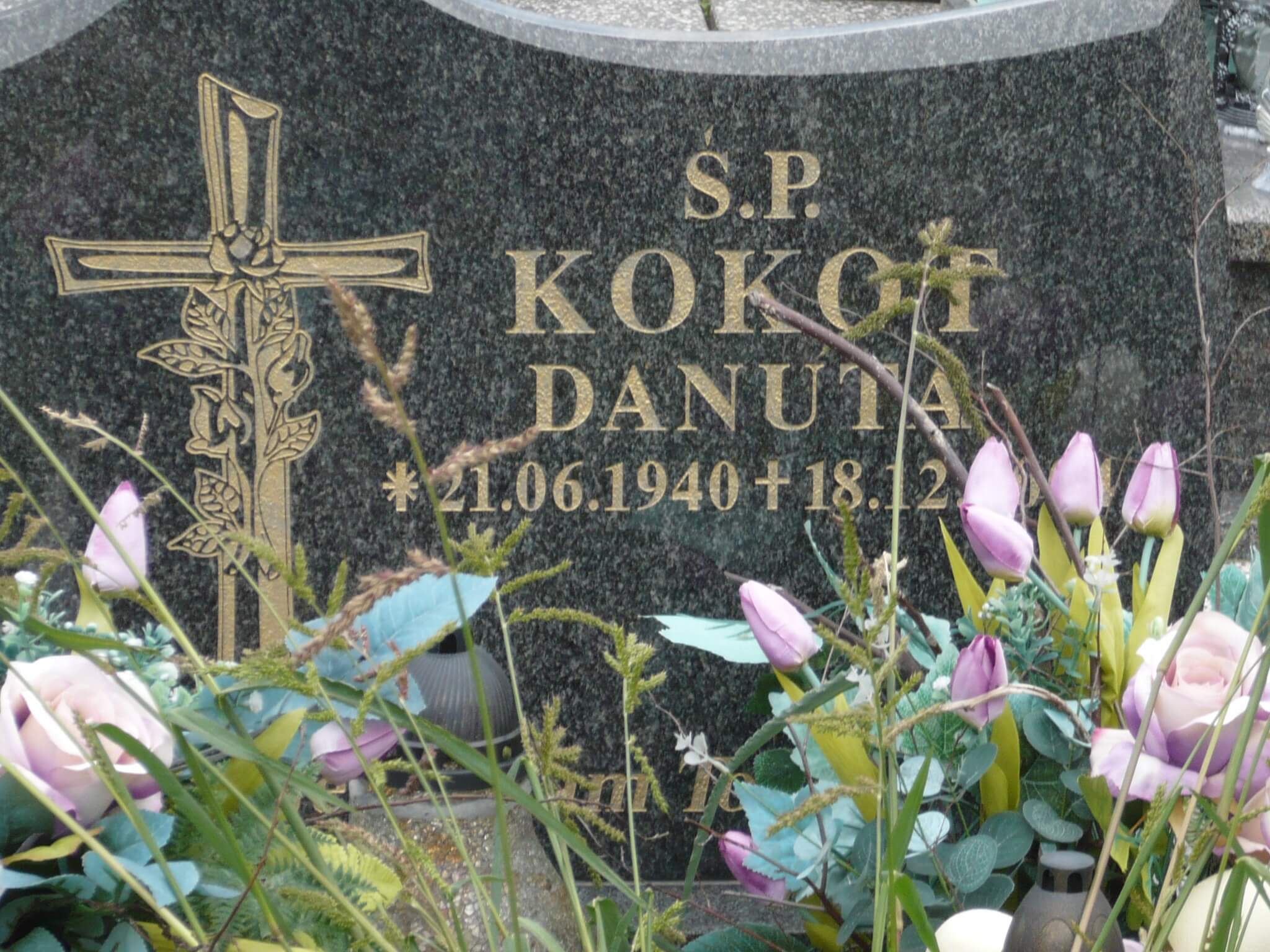 Danuta Kokot 1940 Czechowice - Grobonet - Wyszukiwarka osób pochowanych