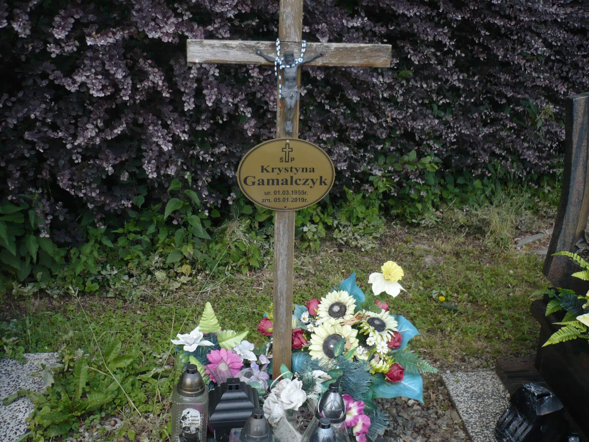 Krystyna Gamalczyk 1955 Czechowice - Grobonet - Wyszukiwarka osób pochowanych