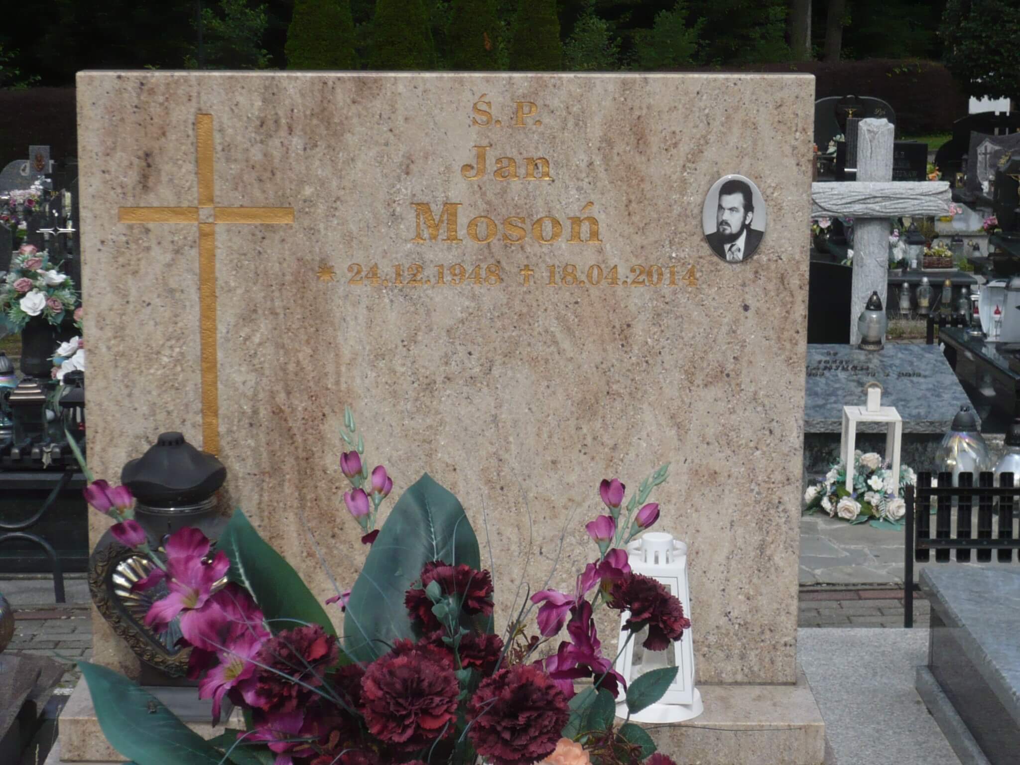 Jan Mosoń 1948 Czechowice - Grobonet - Wyszukiwarka osób pochowanych