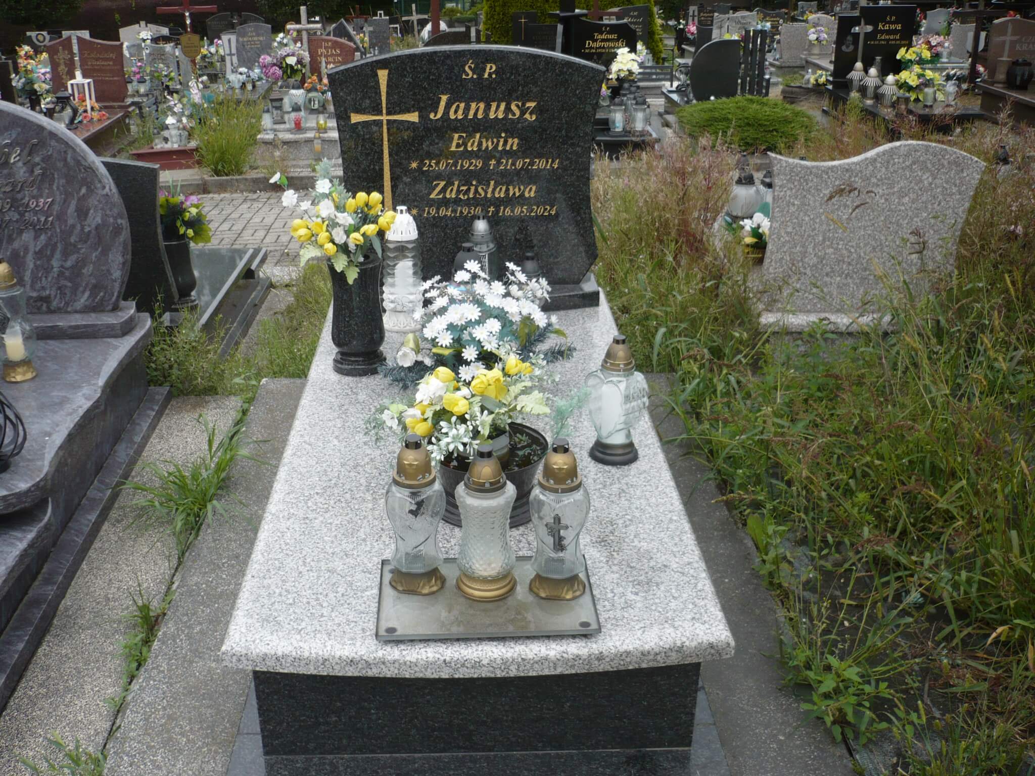 Grób Zdzisława Janusz